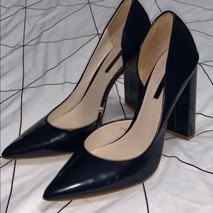 Zara Pumps (Navy Blue)